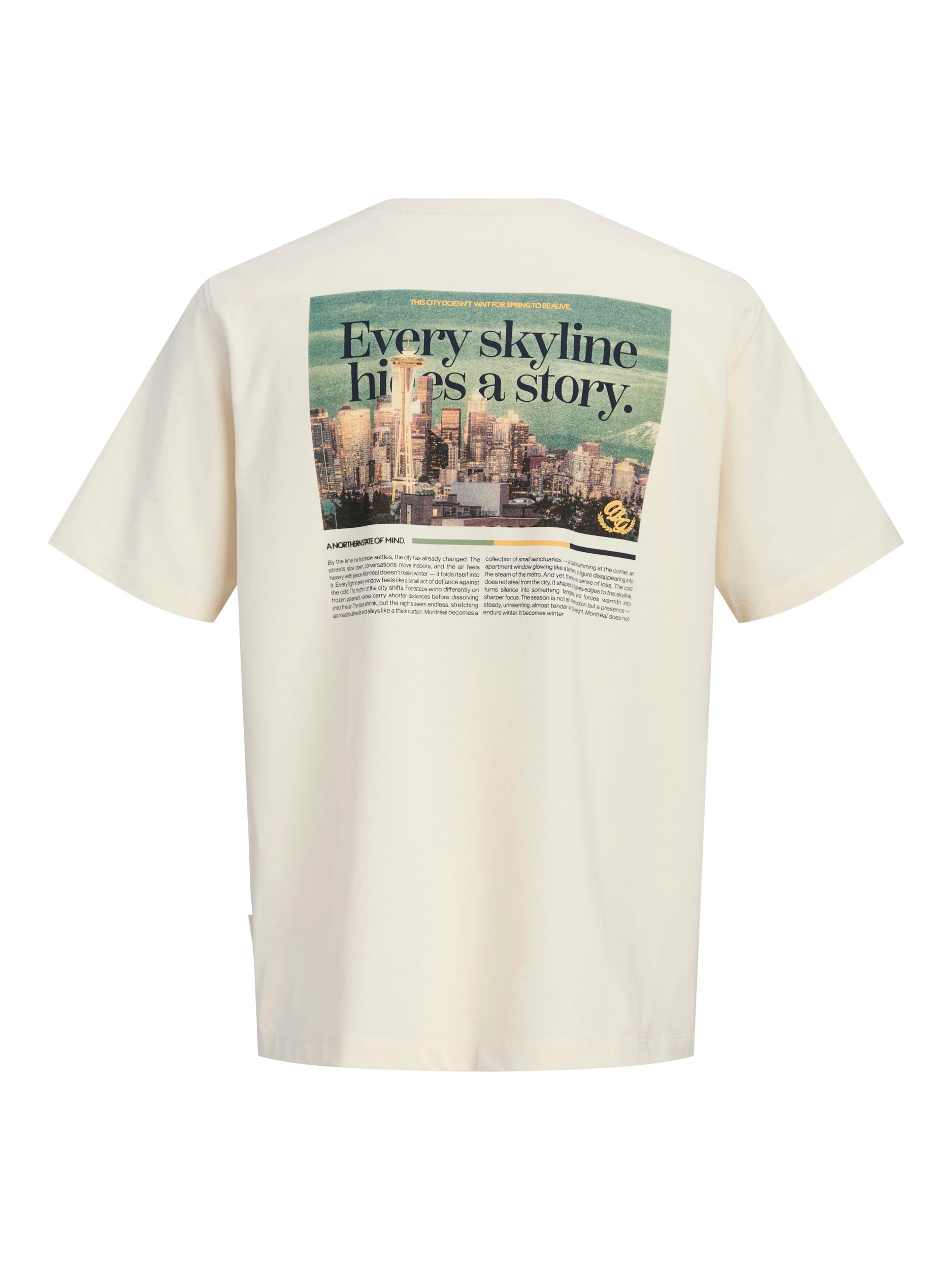Jack & Jones Men's Photo Back Graphic T-Shirt