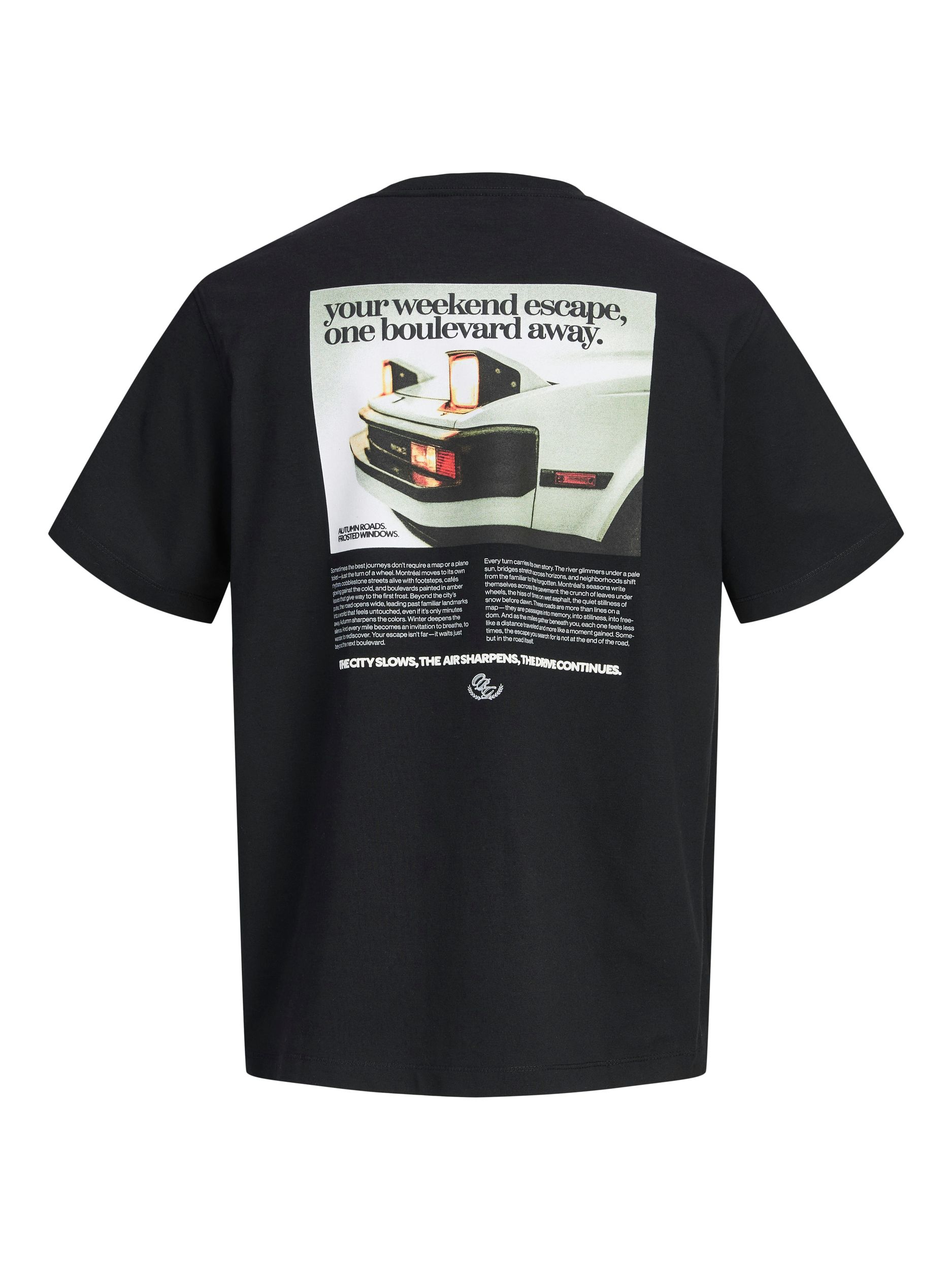 Jack & Jones Men's Photo Back Graphic T-Shirt
