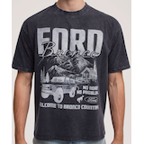 T-shirt graphique pour hommes, Bronco Front_Flat