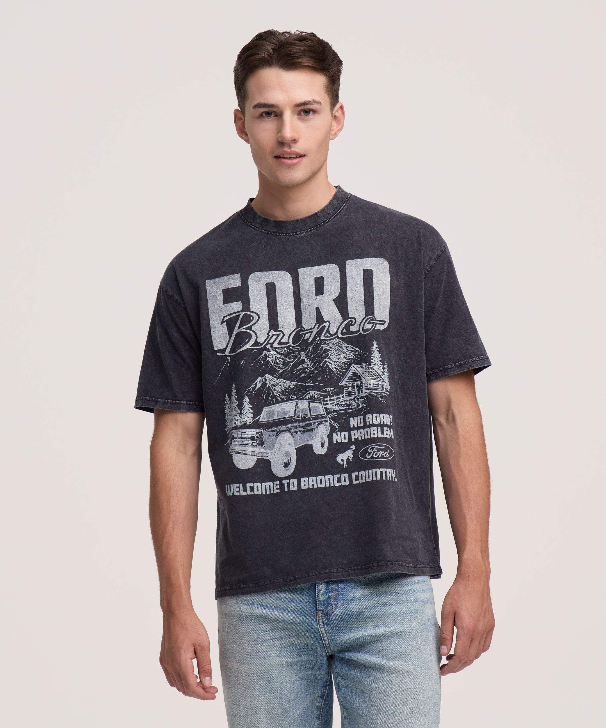 T-shirt graphique pour hommes, Bronco
