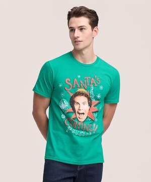 Men's Holiday Elf Graphic T Shirt