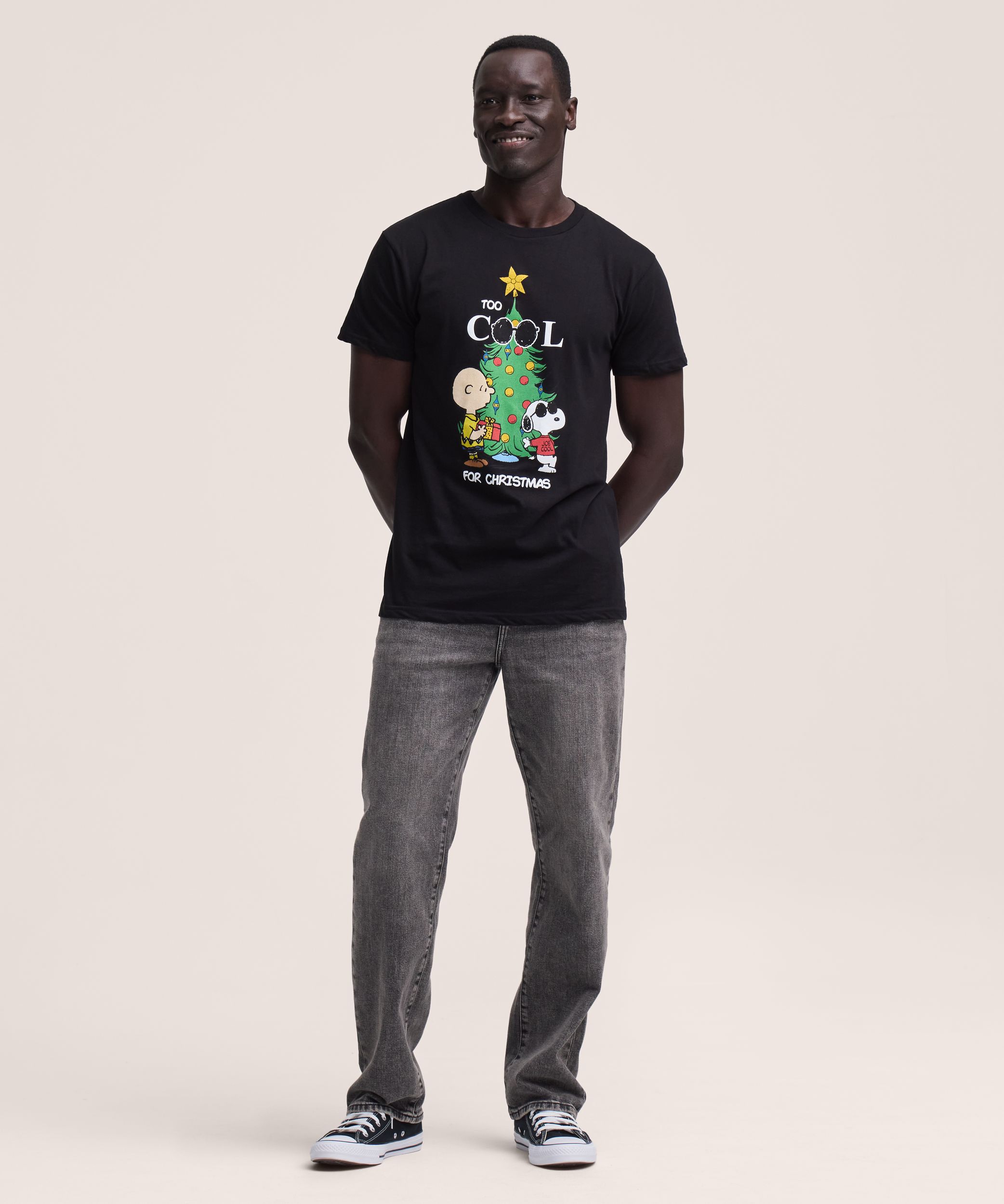 T-shirt graphique des Fêtes pour hommes, Charlie Brown