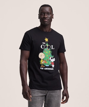 Men's Holiday Peanuts Graphic T Shirt