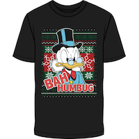 T-shirt graphique des Fêtes pour hommes, Scrooge Bah Humbug