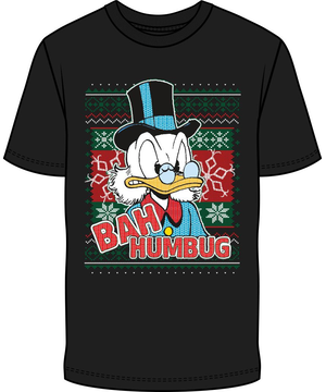 Men's Holiday Scrooge Bah Humbug Graphic T-Shirt