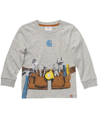 Carhartt T-Shirt de ceinture à manches longues pour les enfants de 2 à 4 ans