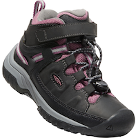 Keen Kids' Unisex Targhee Mid Waterproof Hiking Boots Front_Three_Fourths_Angled_Right