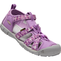 Keen Kids' Grade School Seacamp II CNX Closed Toe Sandals/Shoes, Girls', Heel Strap Front_Three_Fourths_Angled_Right