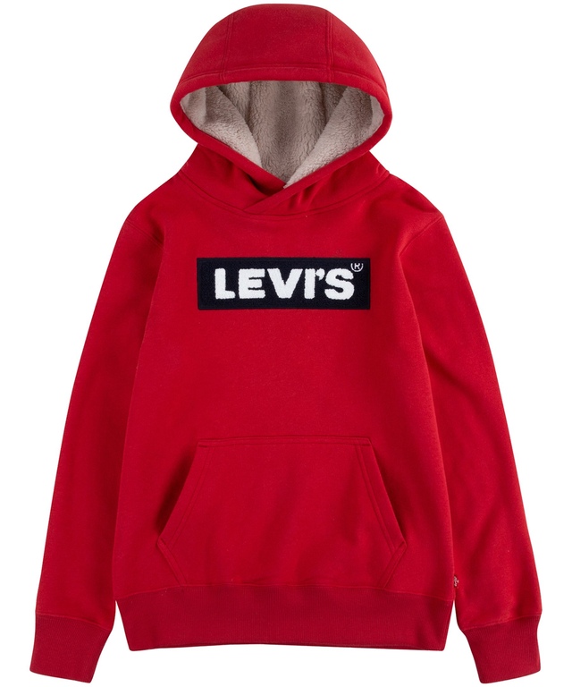 Levi's Boys' 4-16 Years Sherpa Lined Pullover Hoodie Sweatshirt