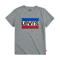 T-shirt à manches courtes avec logo Sportswear pour garçons, 7 à 16 ans, Levi's Front_Flat