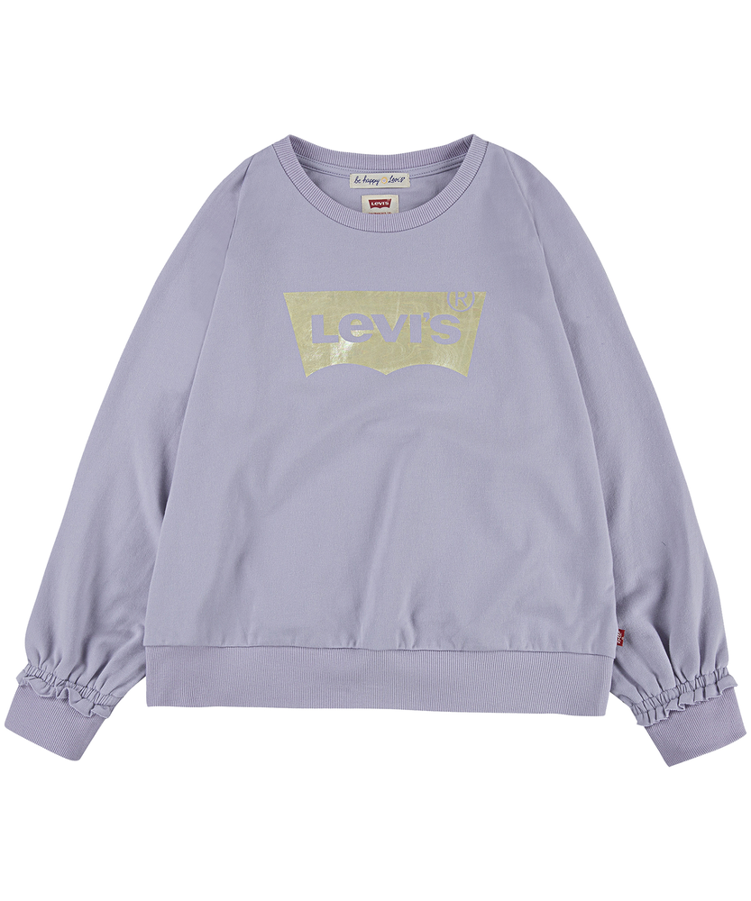 Levi s Girls 7 16 Years Raglan Soft Fleece Cropped Crewneck