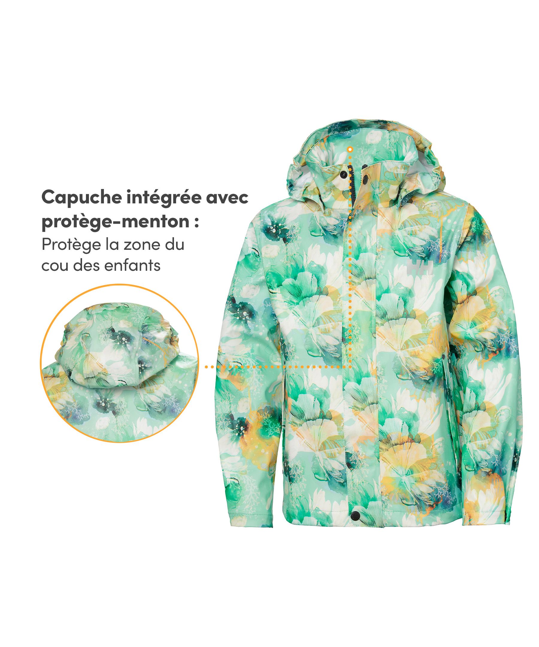 Veste imperméable unisexe pour enfants de 8 à 16&nbsp;ans, Junior Moss, Helly Hansen