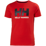 T-shirt unisexe classique à manches courtes avec logo pour enfants de 8 à 16&nbsp;ans, Helly Hansen Front_Flat