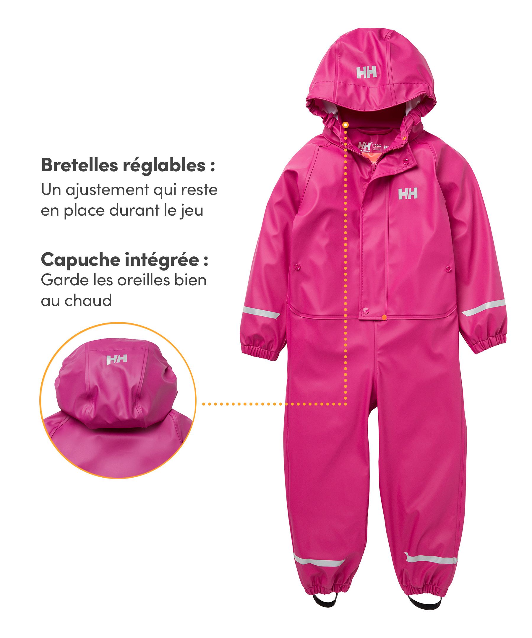 Ensemble de pluie unisexe pour enfants, Bergen 2.0, Helly