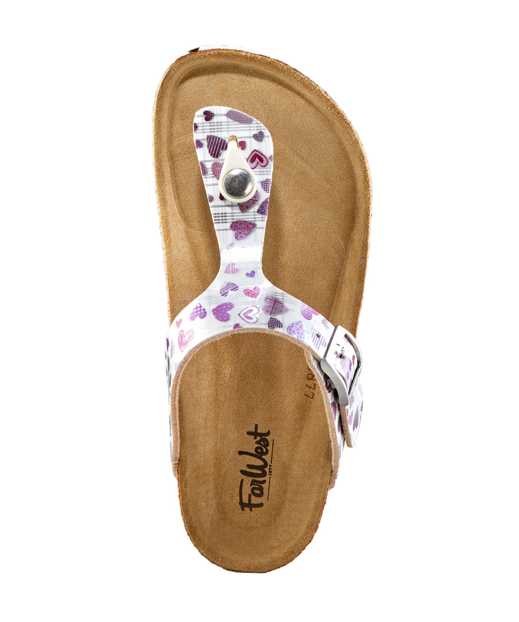 Tongs en liège pour petites filles, Vernon, FarWest