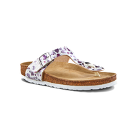 FarWest Girls' Youth Veron Cork Flip Flop Sandals Front_Three_Fourths_Angled_Right