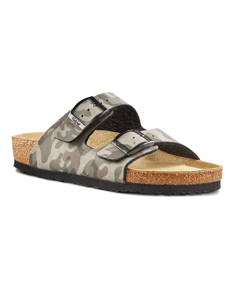 FarWest Boys Youth Tofino 2 Strap Lighweight Sandals Camo Marks