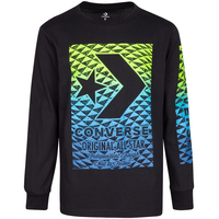 Converse Boys' 7-16 Years Gradient Original All Star Graphic Long Sleeve T Shirt Front_Flat