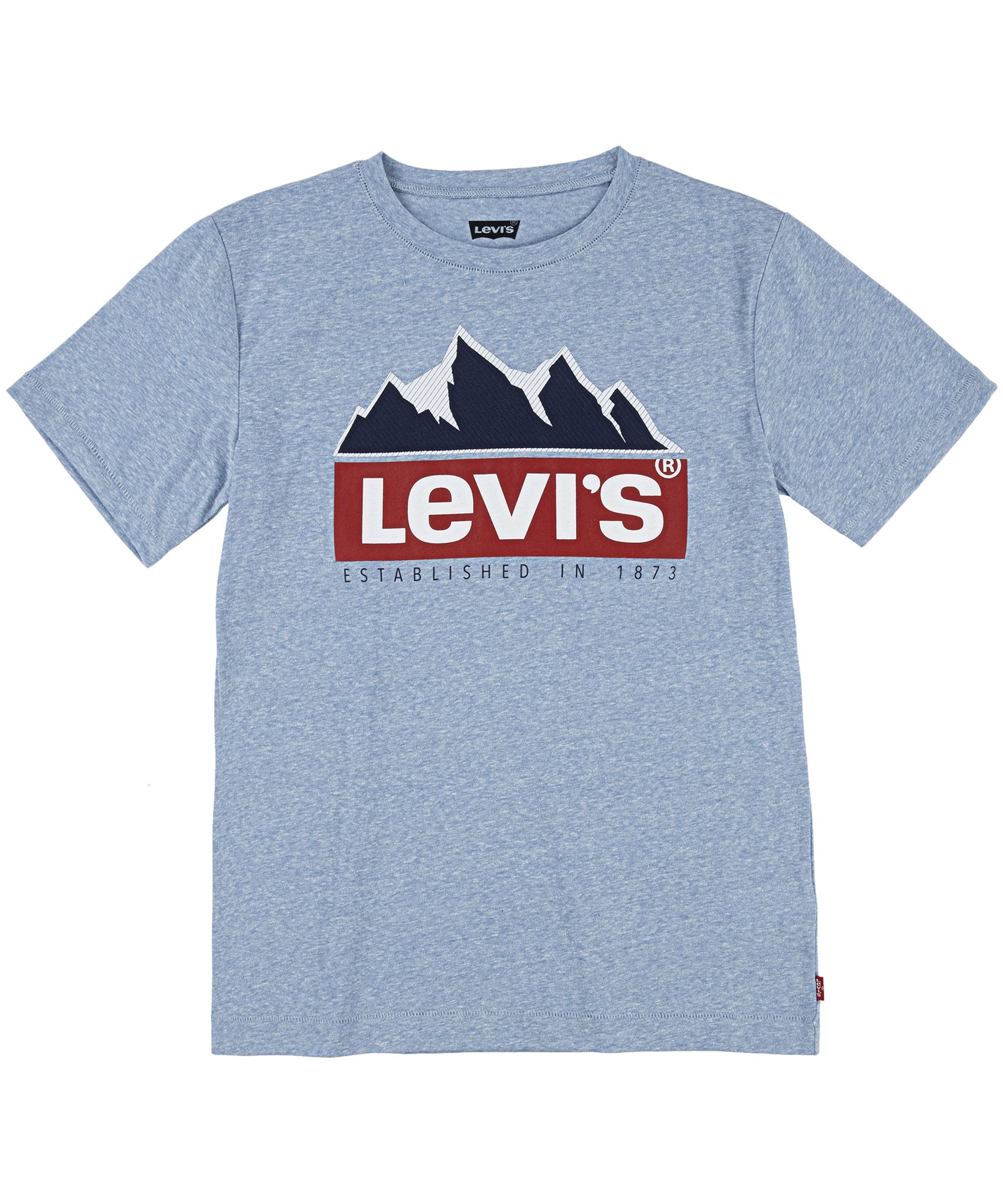 T-shirt à manches courtes unisexe à graphique de montagne pour enfants, Levi's