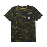 Carhartt Boys' 4-16 Years Camo Pocket Short Sleeve T shirt Front_Flat