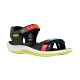 KEEN Canada Toddlers' Verano Quick Dry Sandals Black Blue Front_Three_Fourths_Angled_Right