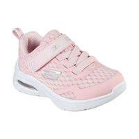 Skechers Chaussures de sport avec coussin d'air pour fillettes, Microspec Max, rose pâle Front_Three_Fourths_Angled_Right