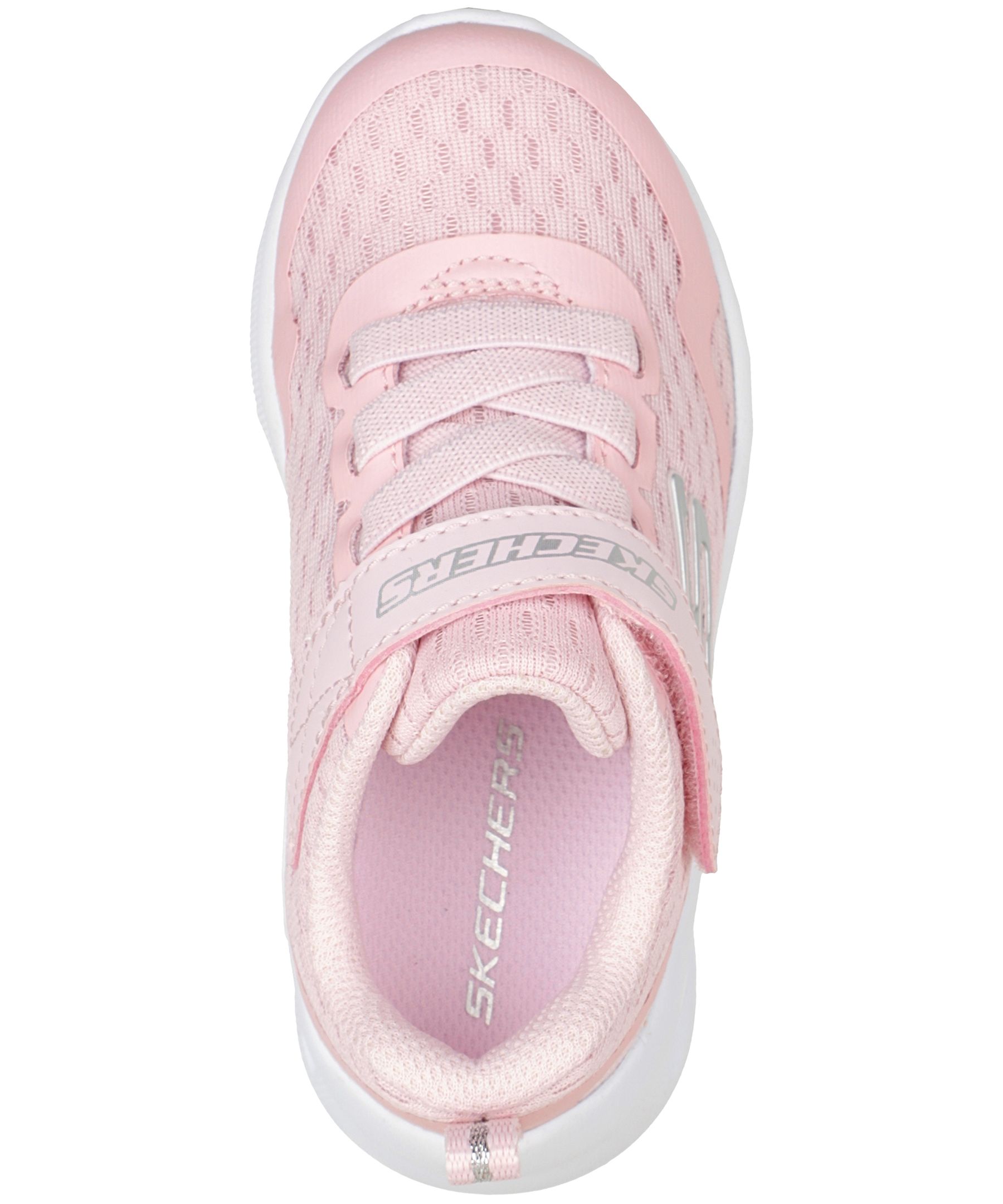 Skechers Chaussures de sport avec coussin d'air pour fillettes, Microspec Max, rose pâle