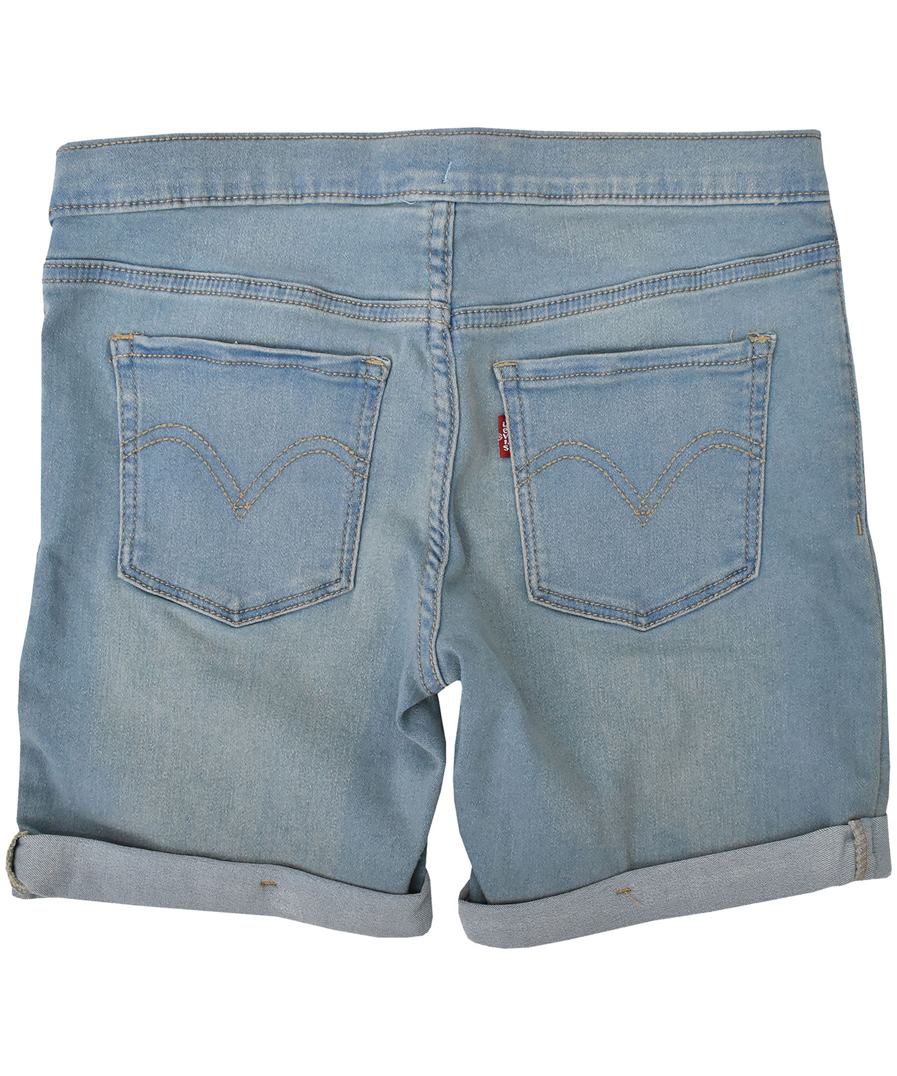 Girls pull best sale on denim shorts