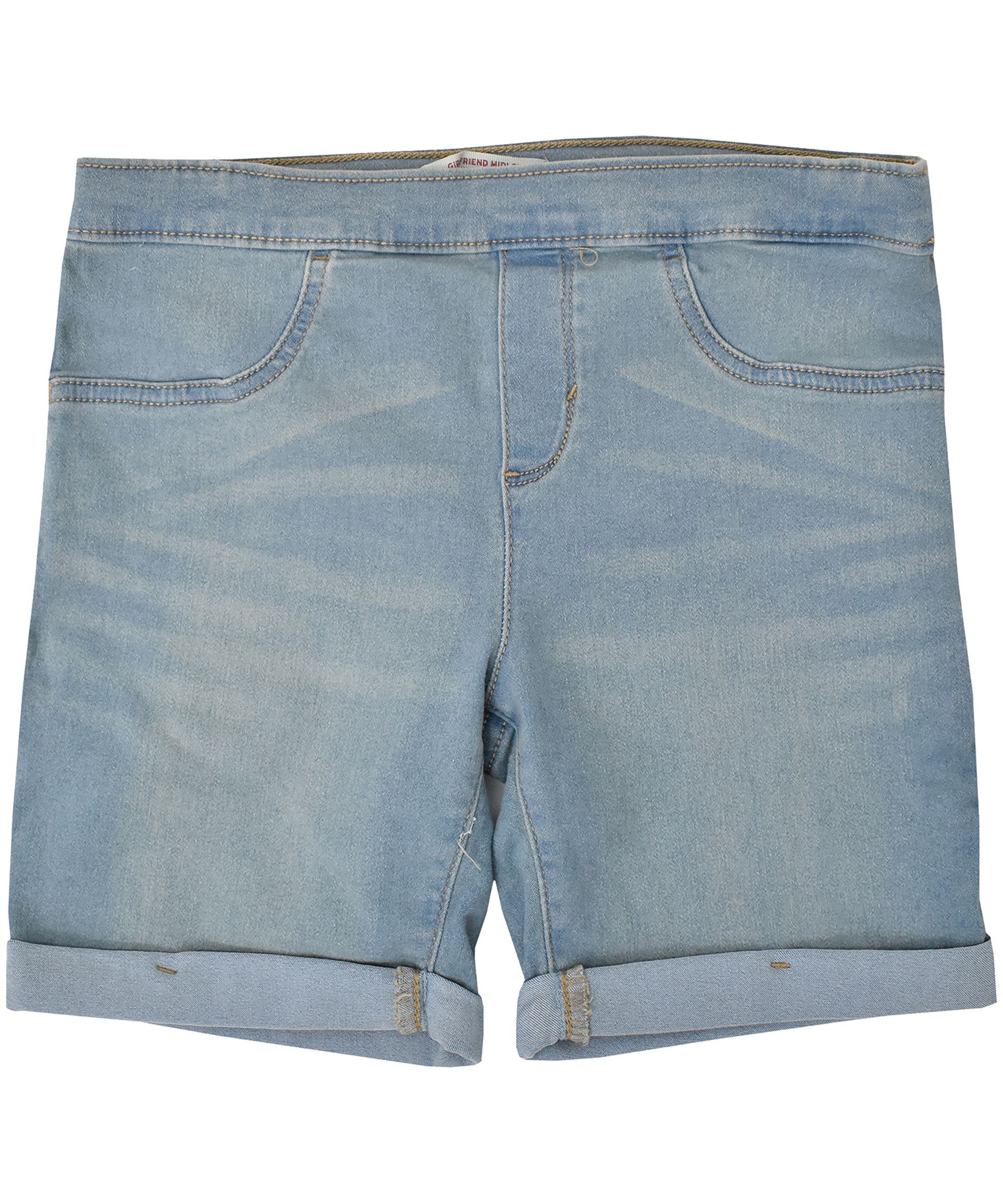 Girls pull store on denim shorts