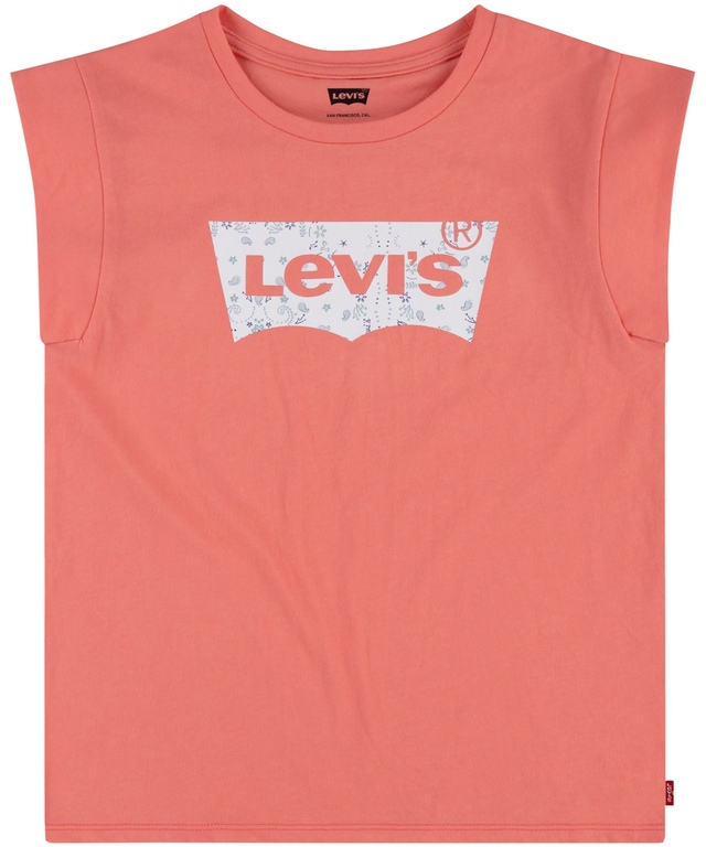 Levi's T-shirt à manches courtes avec graphique à ailes de chauve-souris pour filles de 7 à 16 ans
