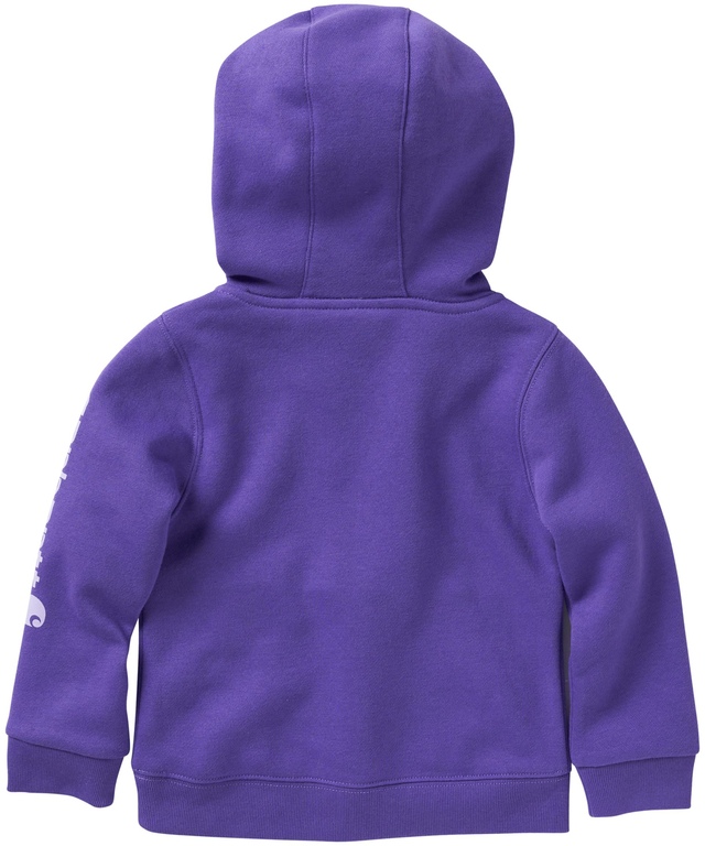 Carhartt Girls' 24 Years Graphic Logo Half Zip Hoodie Sweatshirt Marks