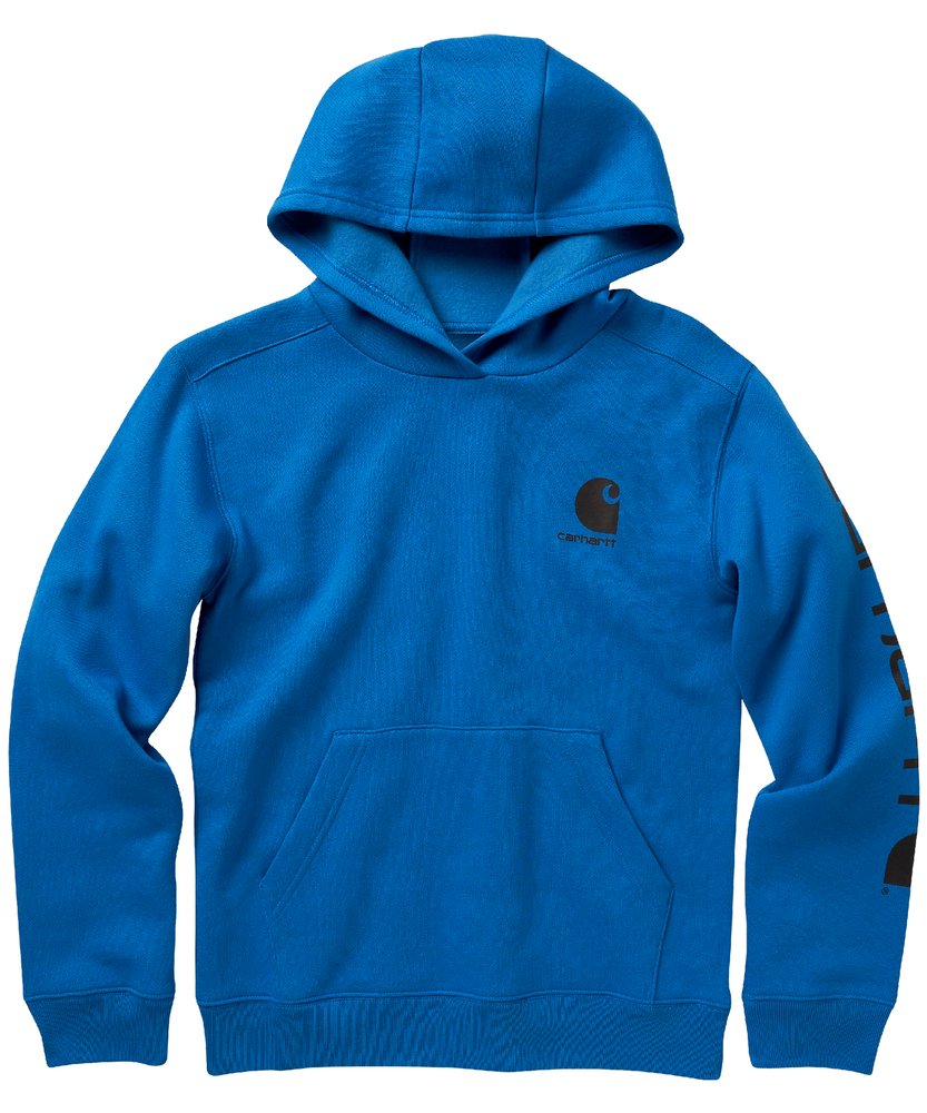 Carhartt Boys 7 16 Years Long Sleeve Graphic Hoodie Sweatshirt