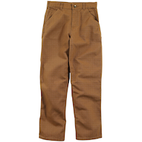 Pantalon tout usage en toile à coupe ample pour garçons, 7 à 16 ans, Carhartt Front_Flat