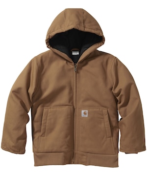 Veste à capuche isolée en toile pour garçons, 7 à 16 ans, Carhartt