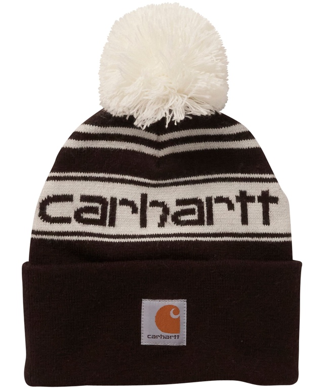Carhartt Unisex Child/Toddler Pom Pom Knit Toque Hat