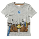 Carhartt Kids' Unisex Crewneck Toolbelt T Shirt Front_Flat