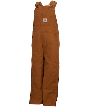 Salopette en toile isolée à coupe ample pour garçons de 7 à 16 ans, Carhartt