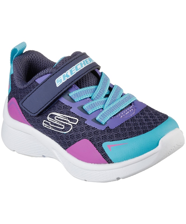 Skechers Boys' Toddler Microspec 3D Print Mesh Lighweight Upper Sneakers