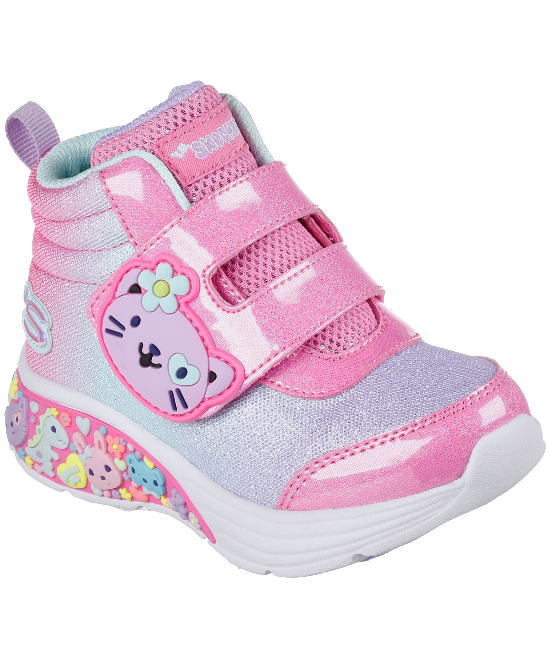 Skechers Boys' Toddler Lil' Dreamer Mid Top Sneakers - Pink