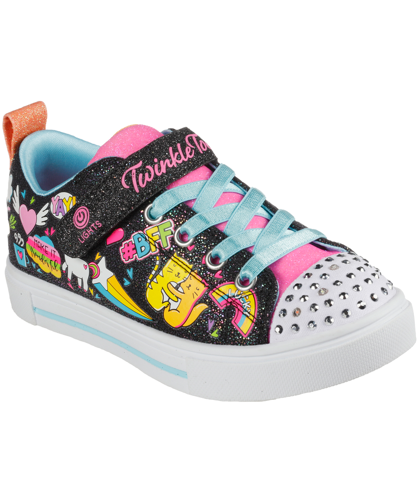 Skechers twinkle toes boots black online