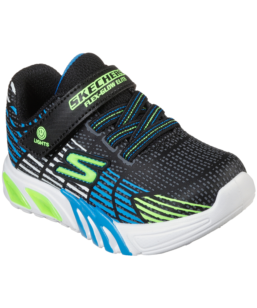 Skechers Kids Unisex S Lights Flex Glow Elite Shock Absorbing