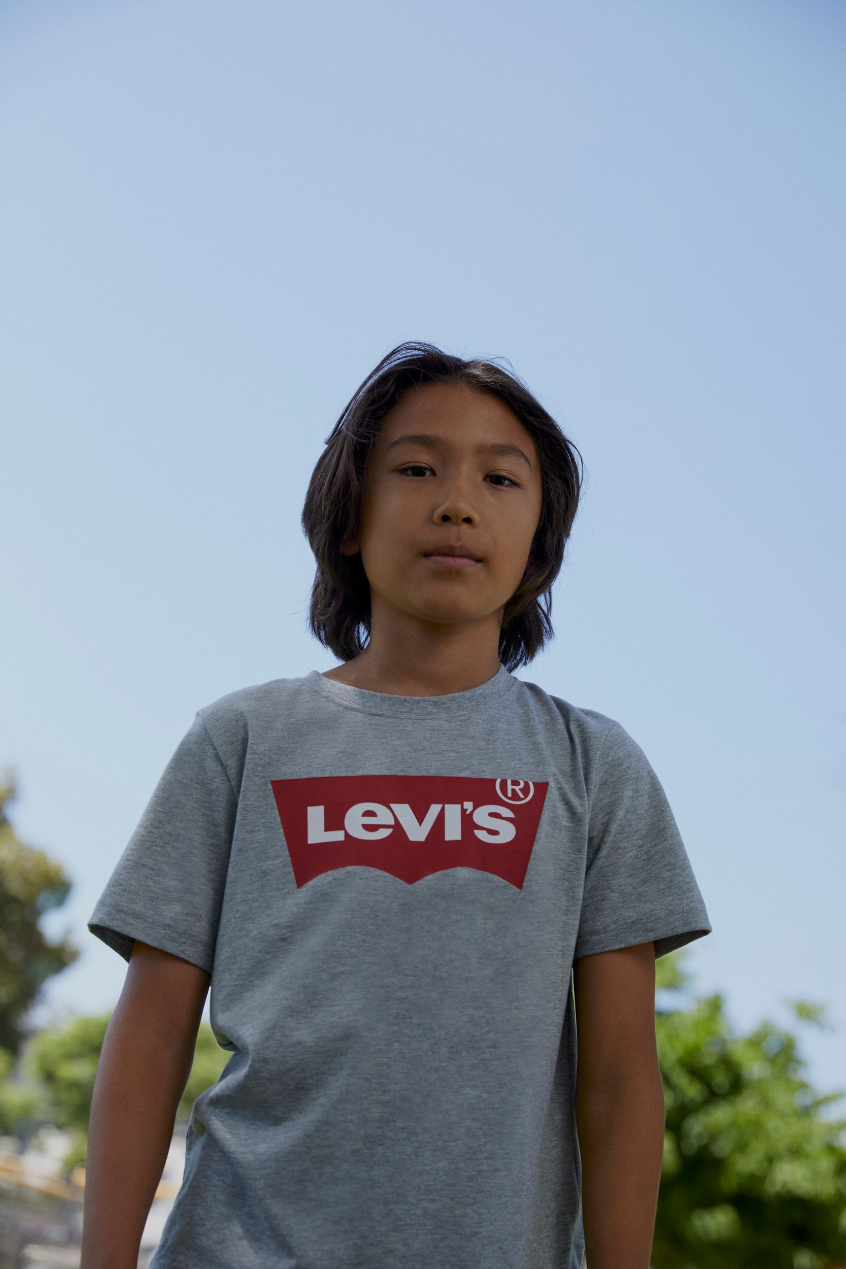 T-shirt à manches courtes avec graphique d'ailes de chauve-souris pour garçons, Levi's