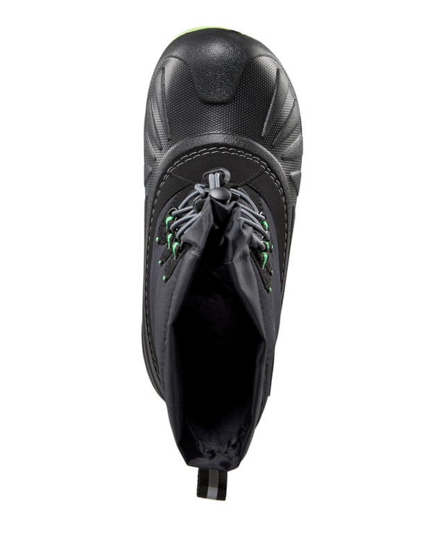 WindRiver Youth Golden IceFX Winter Boots Black/Green Marks