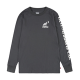 Levi's T-shirt graphique loup à manches longues et col ras du cou pour garçons, 7 à 16&nbsp;ans Front_Flat