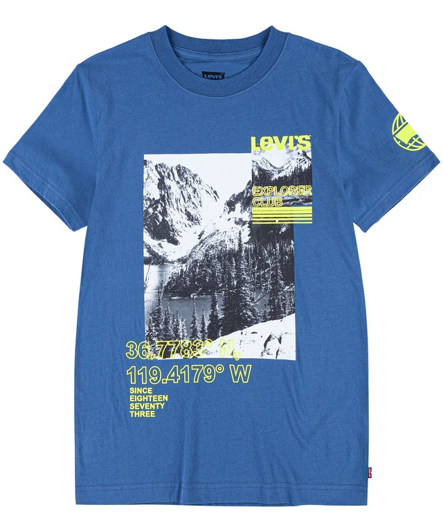 Levi's Boys' 7-16 Years Explorer Crewneck Graphic T Shirt