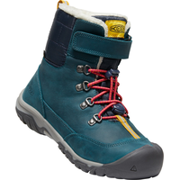 "Keen Kids' Unisex Greta Waterproof Winter Boots" Front_Three_Fourths_Angled_Right