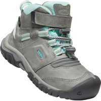 "KEEN Kids' Unisex Tod/PS Ridge Flex Mid-Cut Waterproof Hiking Boots" Front_Three_Fourths_Angled_Right