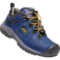 "Bottes de randonnée imperméables mi-hautes unisexes Targhee pour enfants, KEEN Kids" Front_Three_Fourths_Angled_Right