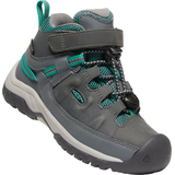 KEEN Kids' Unisex Tod/PS Targhee Mid-Cut Waterproof Hiking Boots Front_Three_Fourths_Angled_Right