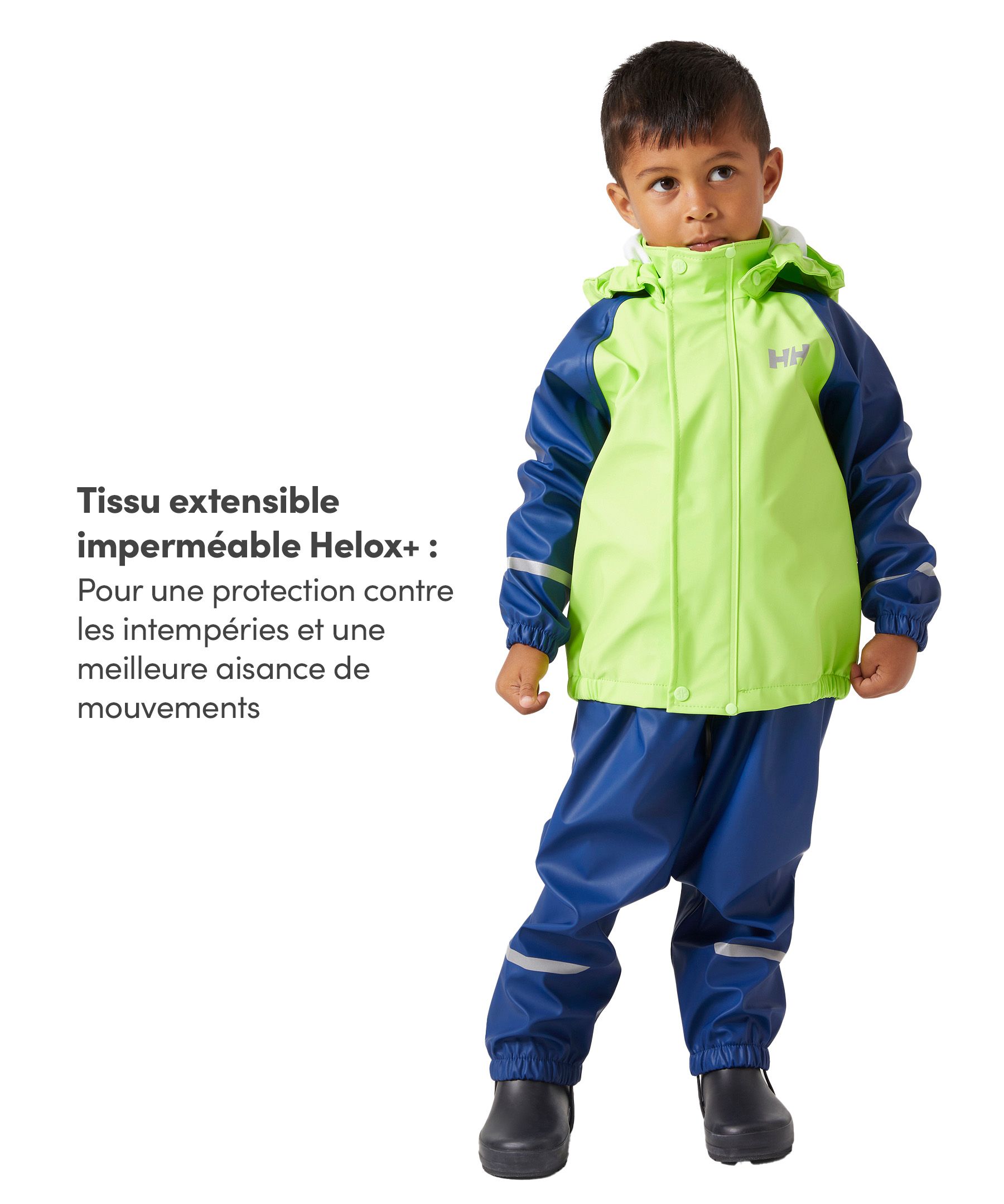 Combinaison de pluie imperméable unisexe pour jeunes, Bergen 2.0, Helly Hansen